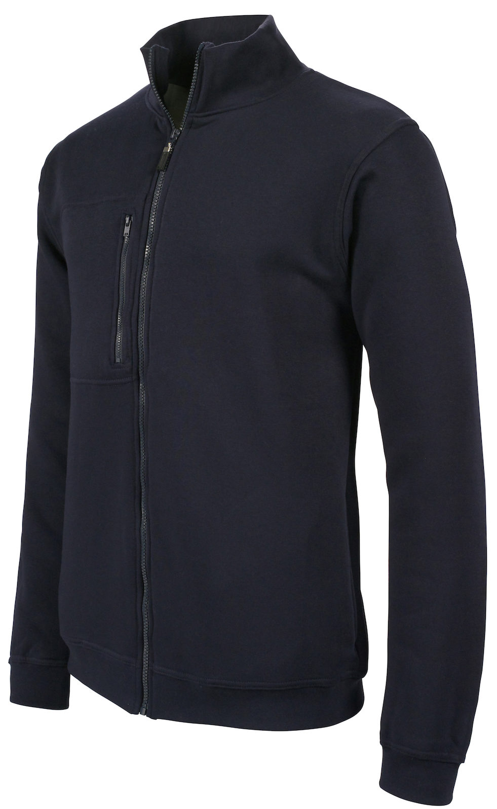 Gilet col montant zippé