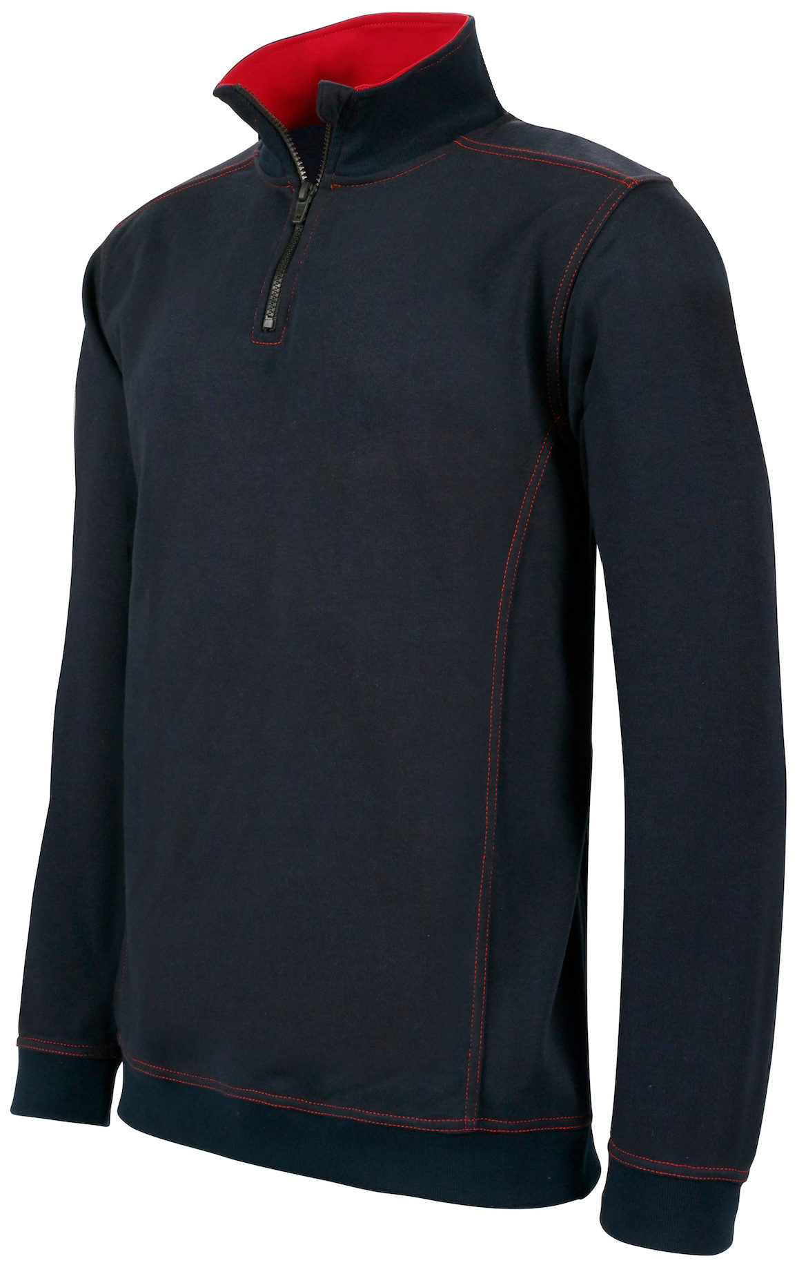 Sweat-shirt col montant zippé, non feu, antistatique et arc électrique