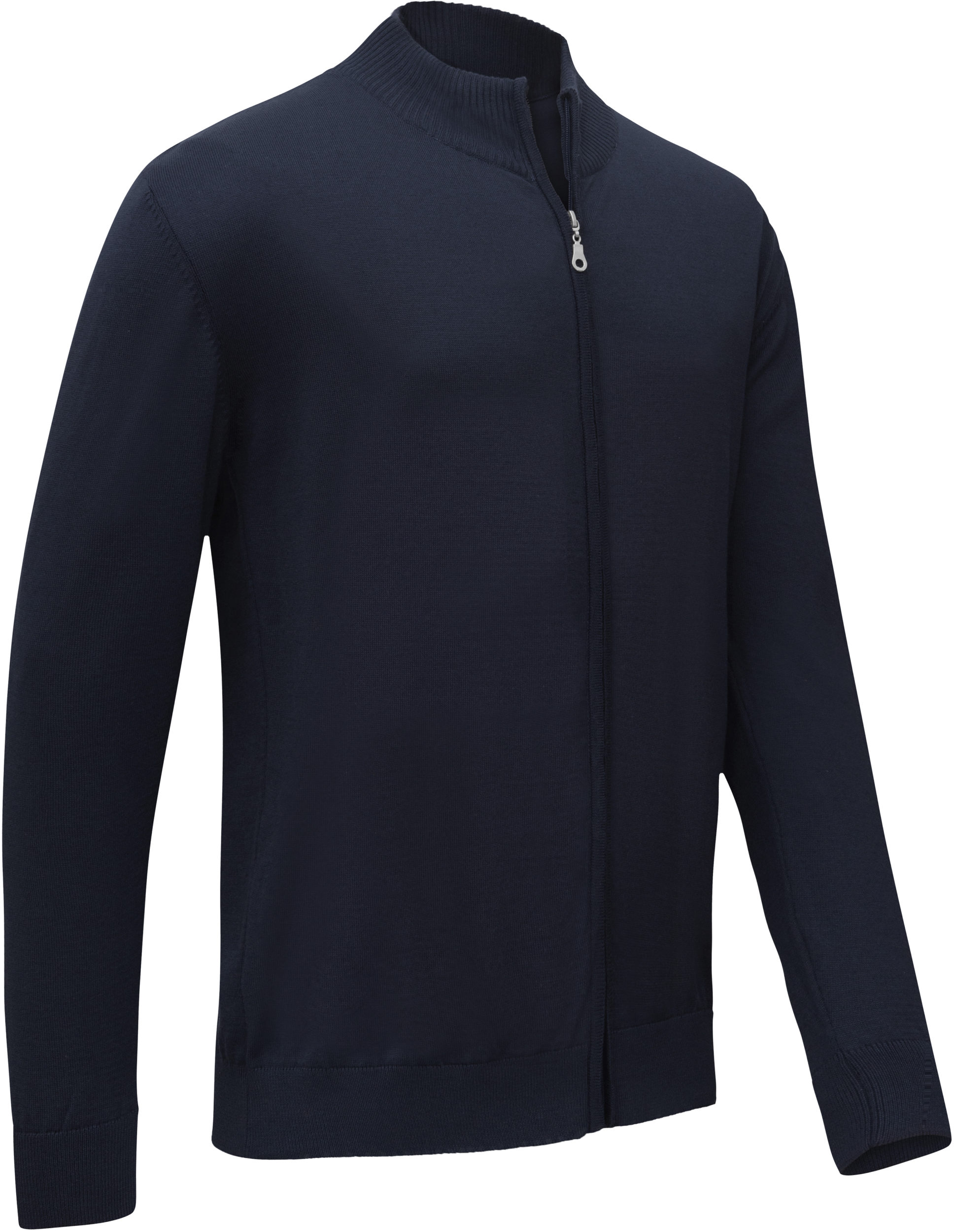 Gilet zippé col montant marine