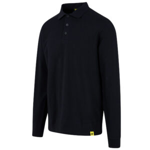 Polo manches longues jersey lourd