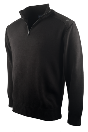 Pull col montant zippé